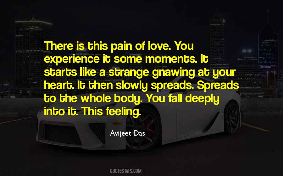Feeling Love Pain Quotes #202236