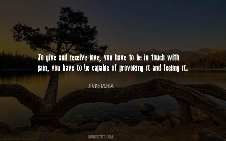 Feeling Love Pain Quotes #465941