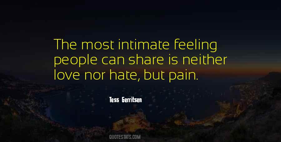 Feeling Love Pain Quotes #753422