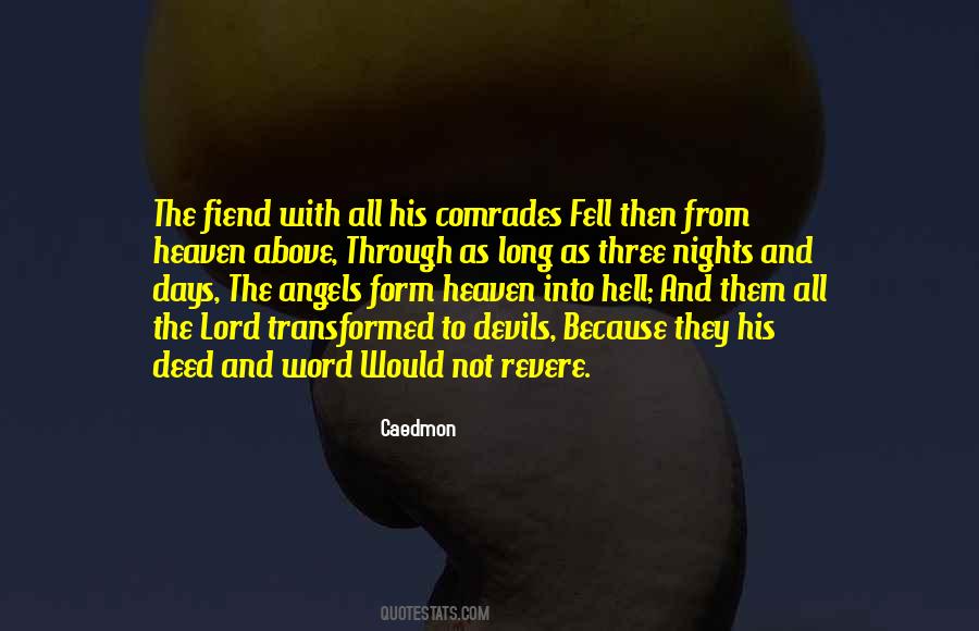 Quotes About Heaven Vs Hell #22854