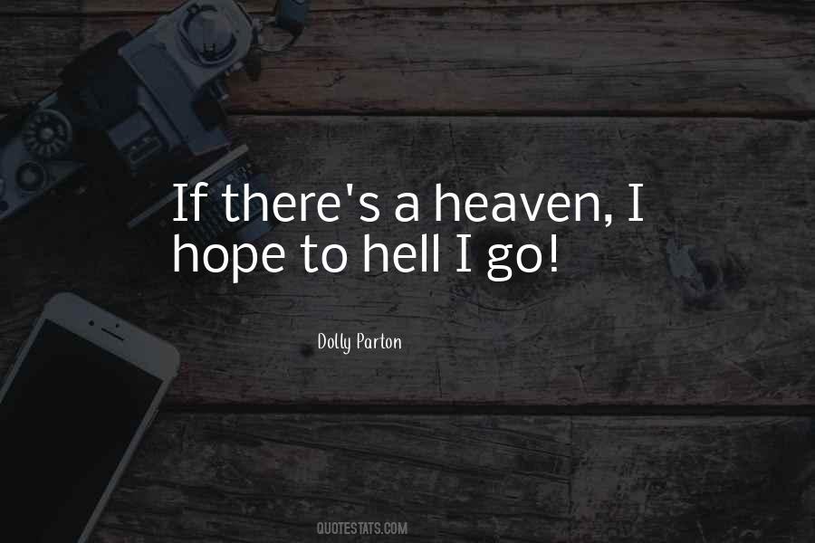 Quotes About Heaven Vs Hell #24735