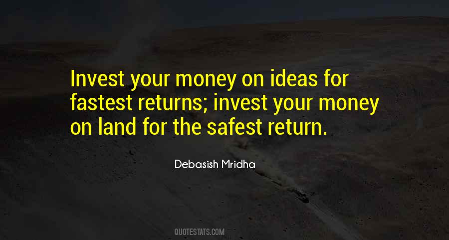 Return Money Quotes #1697446