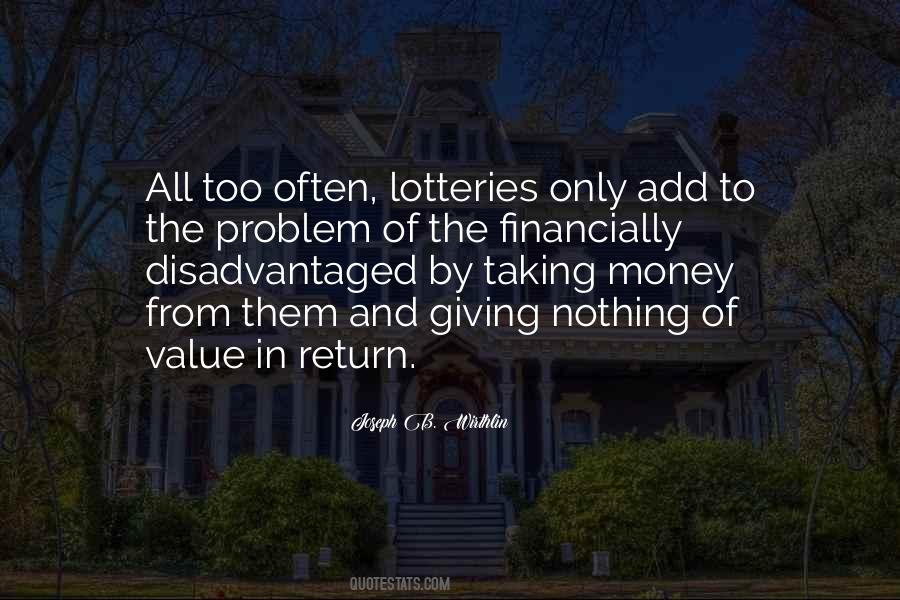 Return Money Quotes #1721415