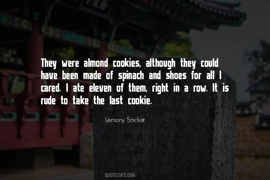 Almond Cookie Quotes #138562