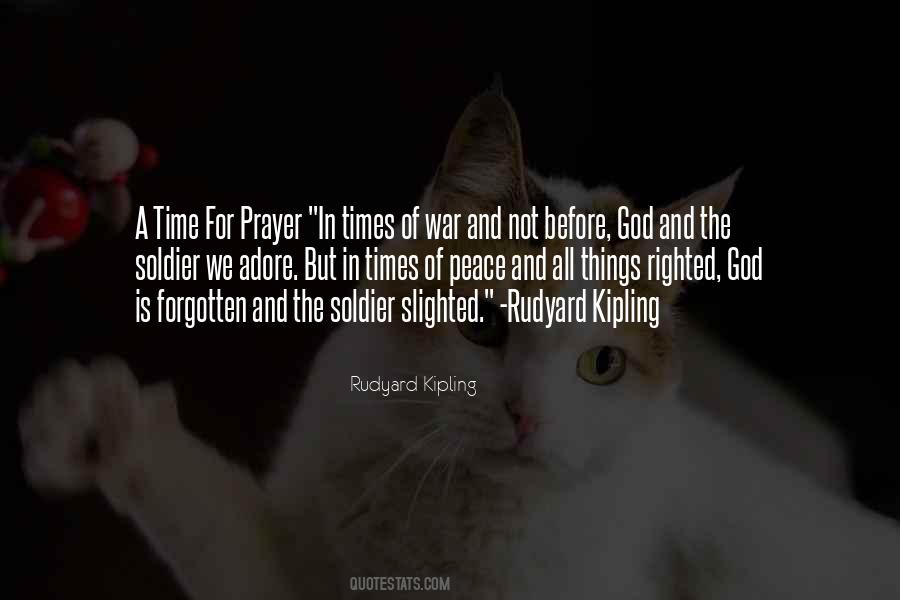 Peace And Prayer Quotes #1368397