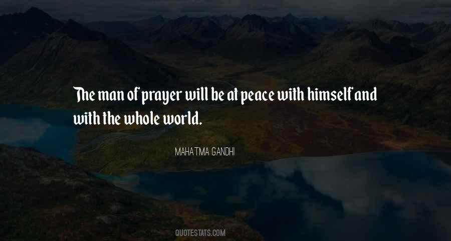 Peace And Prayer Quotes #317367