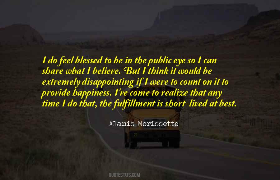 Realize How Blessed You Are Quotes #1248941