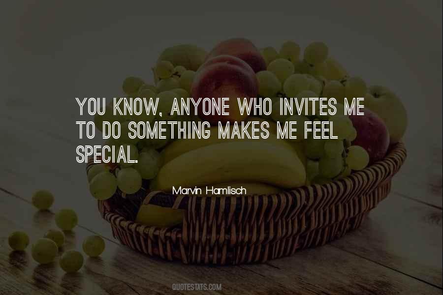 When Someone Makes You Feel Special Quotes #1684618