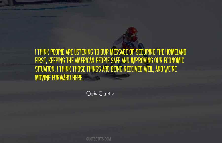 We Are Moving Forward Quotes #1385473