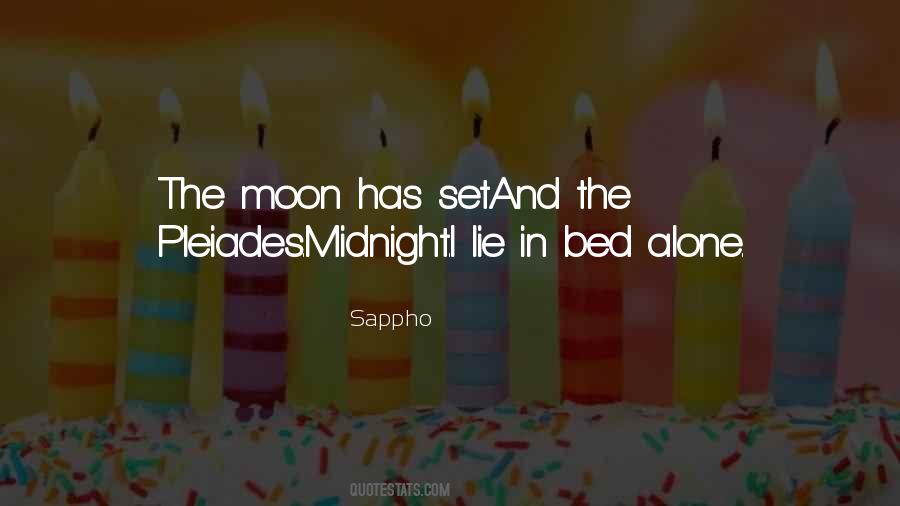 Moon Alone Quotes #1127405