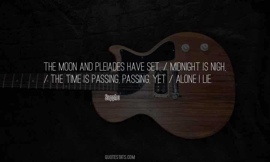 Moon Alone Quotes #840305