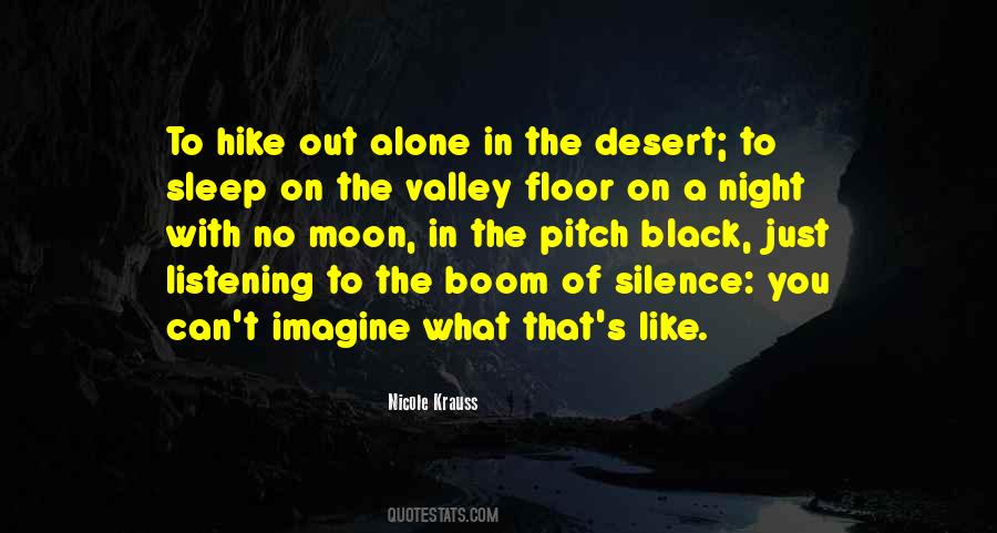 Moon Alone Quotes #997830