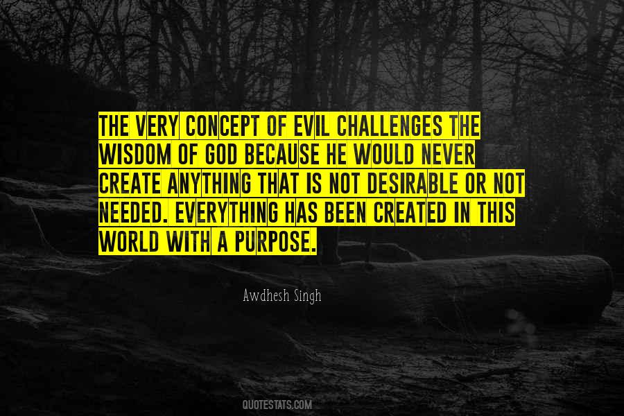 God Created Everything Quotes #1122122
