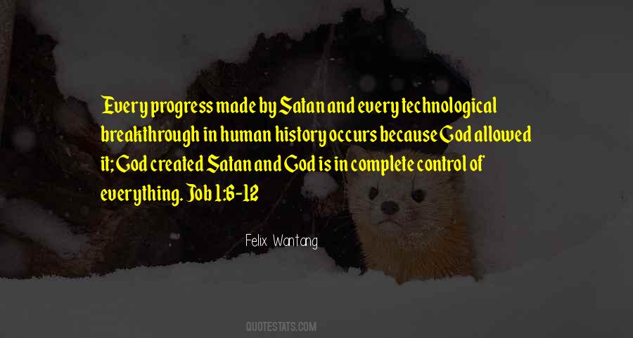 God Created Everything Quotes #1611384
