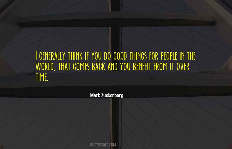 People Are Generally Good Quotes #385644