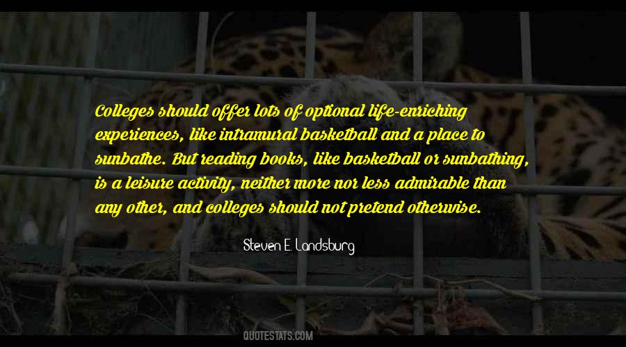 Leisure Life Quotes #1458751