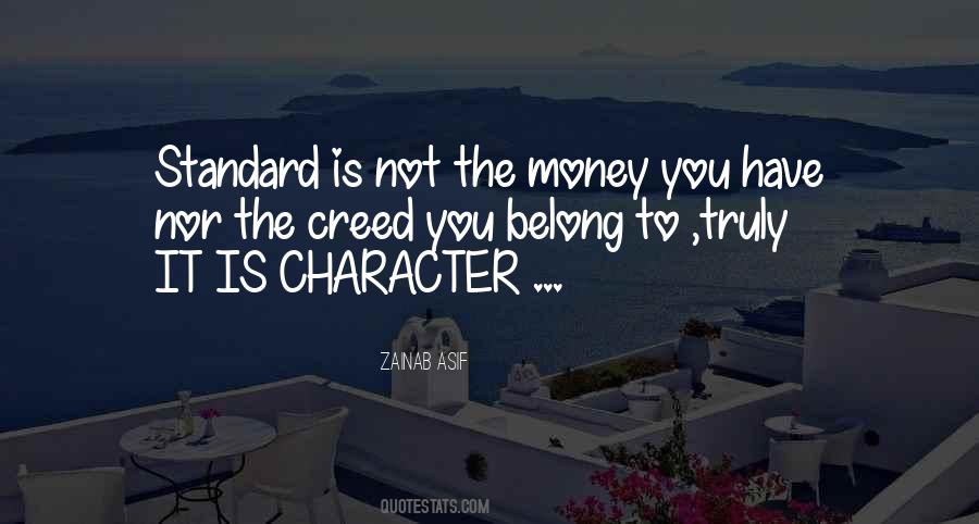 Money Character Quotes #1096130