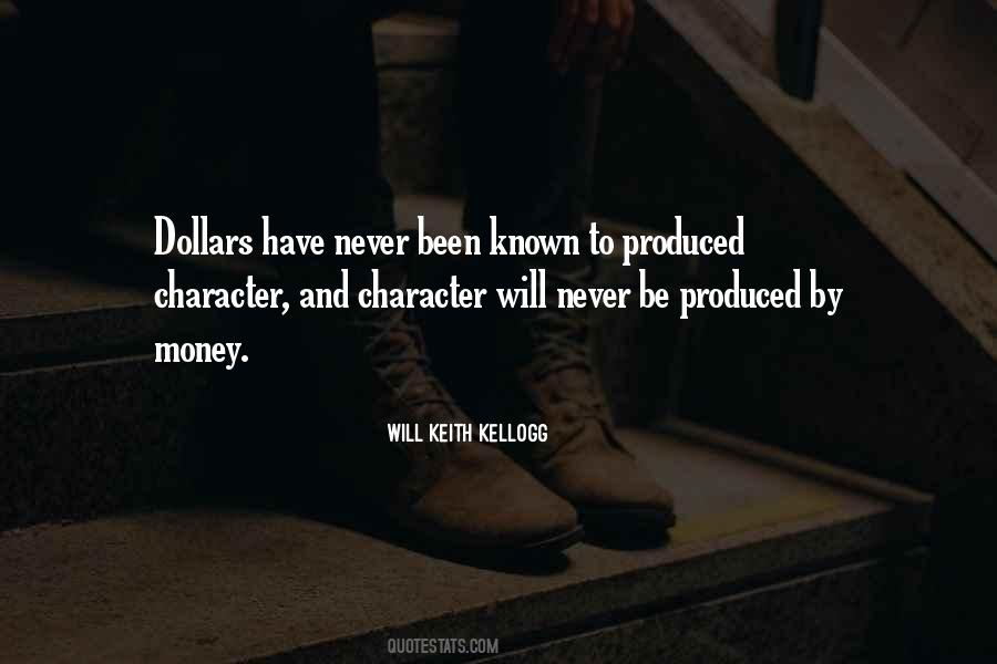 Money Character Quotes #207706