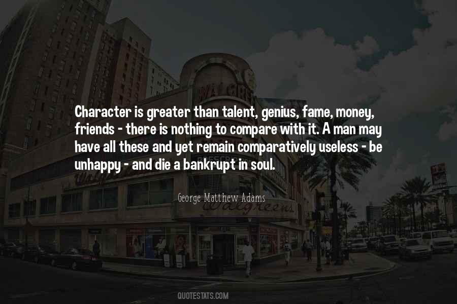 Money Character Quotes #325556