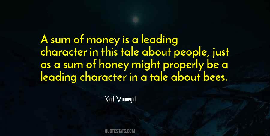 Money Character Quotes #984915