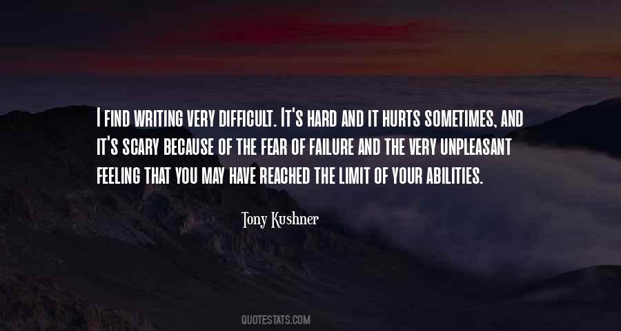 Feeling Of Failure Quotes #639025