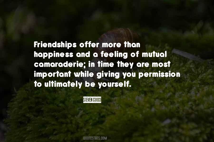 Feeling Of Friendship Quotes #1458788