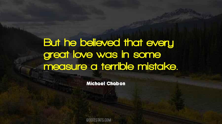 Mistake Love Quotes #1131053