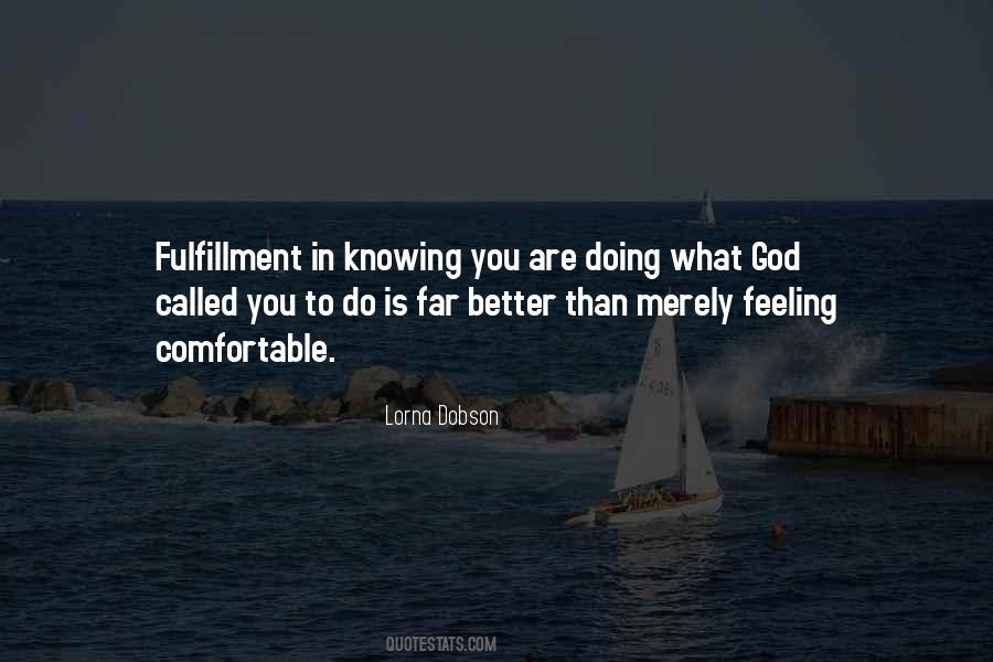 Feeling Of Fulfillment Quotes #1837771