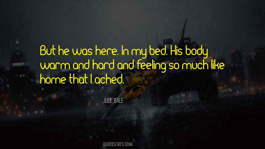 Feeling Of Home Quotes #1068887