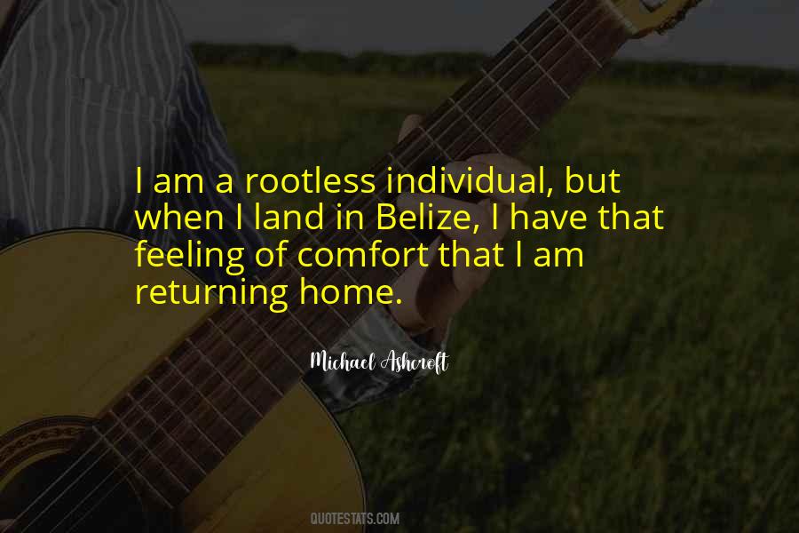 Feeling Of Home Quotes #110825