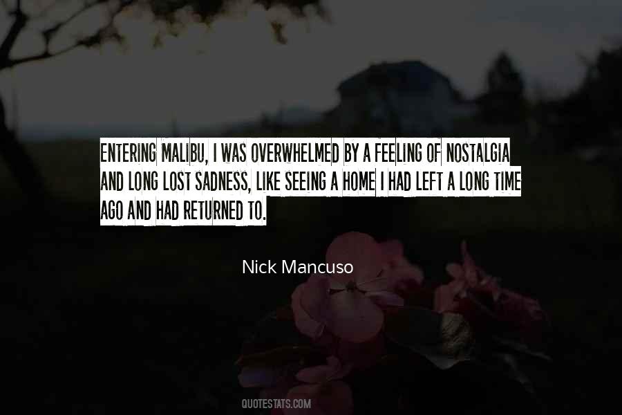Feeling Of Home Quotes #1220562