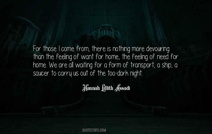 Feeling Of Home Quotes #1314060