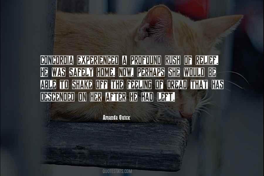 Feeling Of Home Quotes #1375770