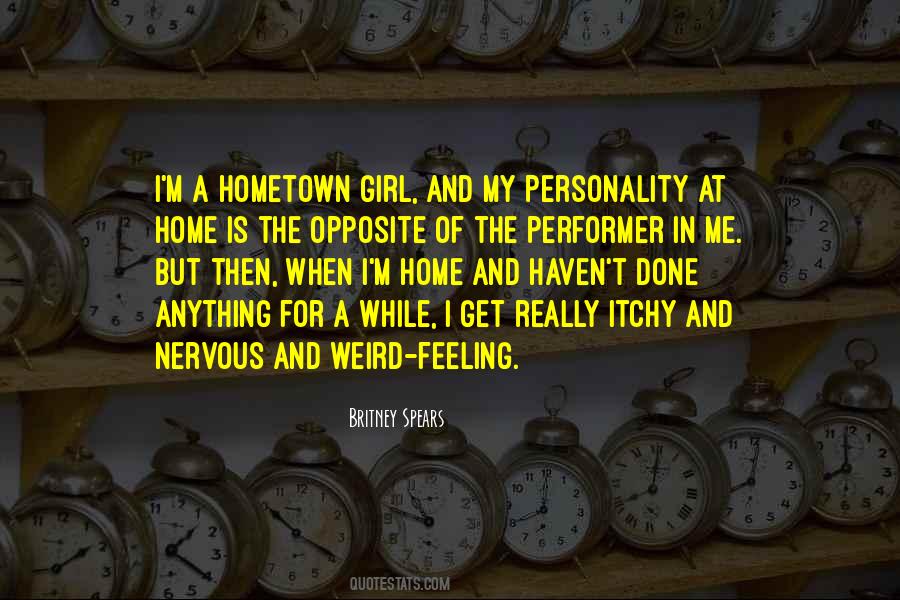 Feeling Of Home Quotes #1418997