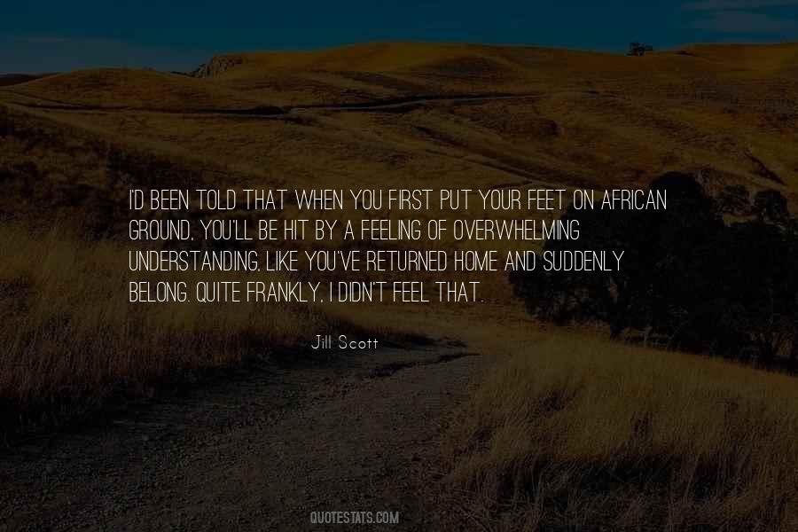 Feeling Of Home Quotes #79606