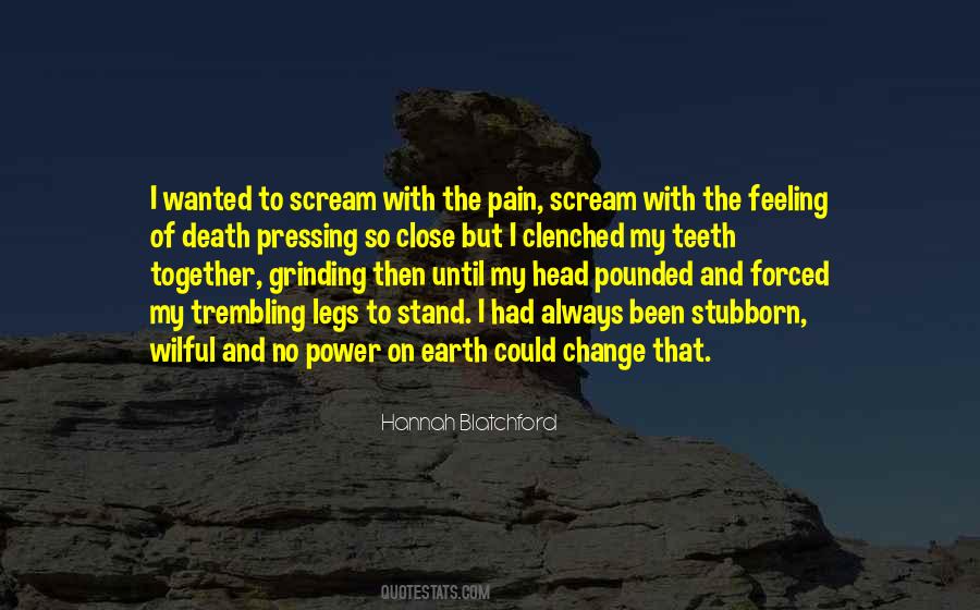 Feeling Of Pain Quotes #1135888