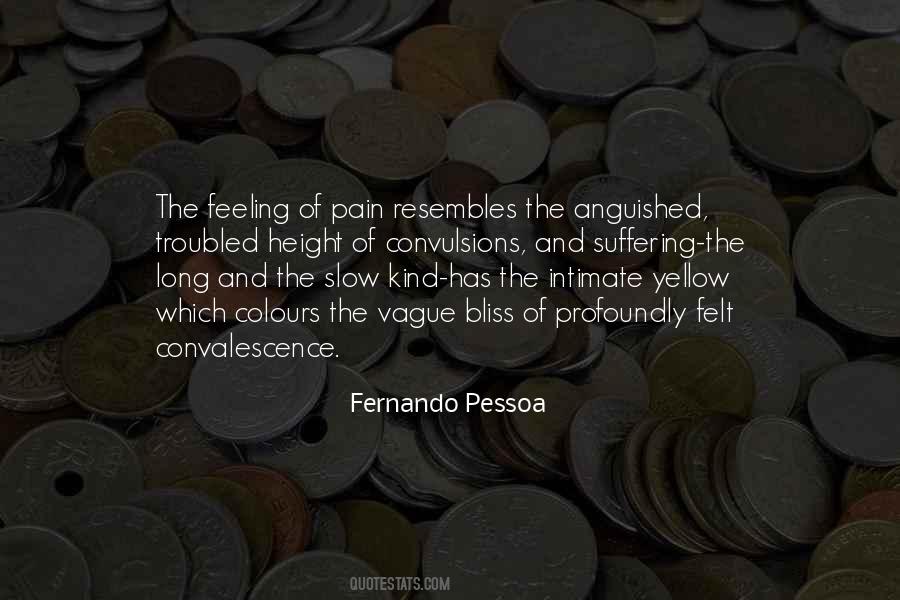 Feeling Of Pain Quotes #1235333