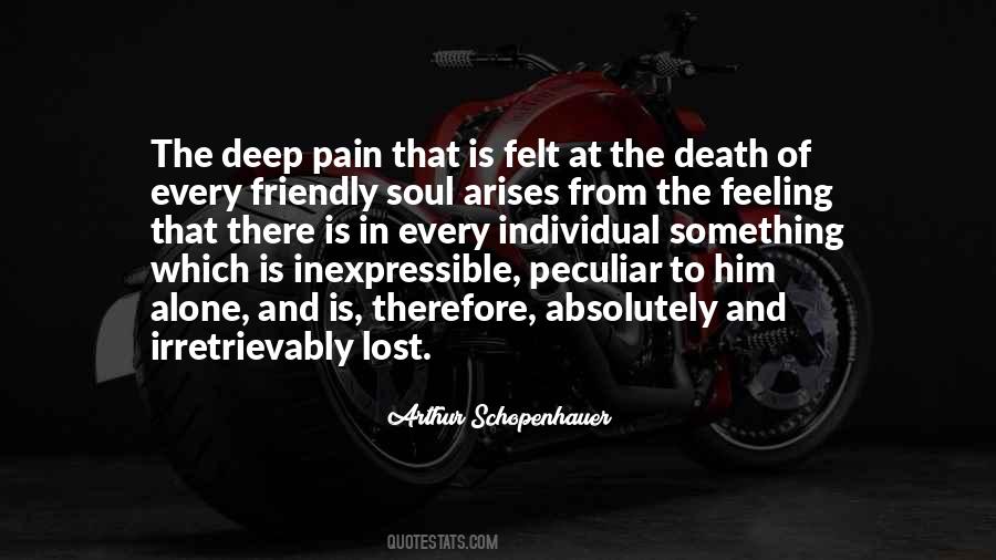 Feeling Of Pain Quotes #401577