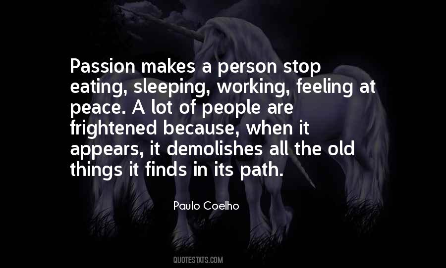 Feeling Of Peace Quotes #1035250