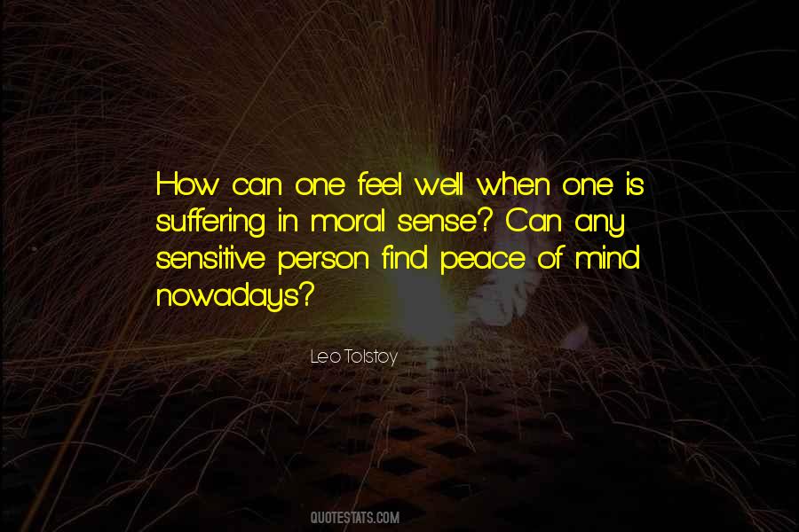 Feeling Of Peace Quotes #1333473