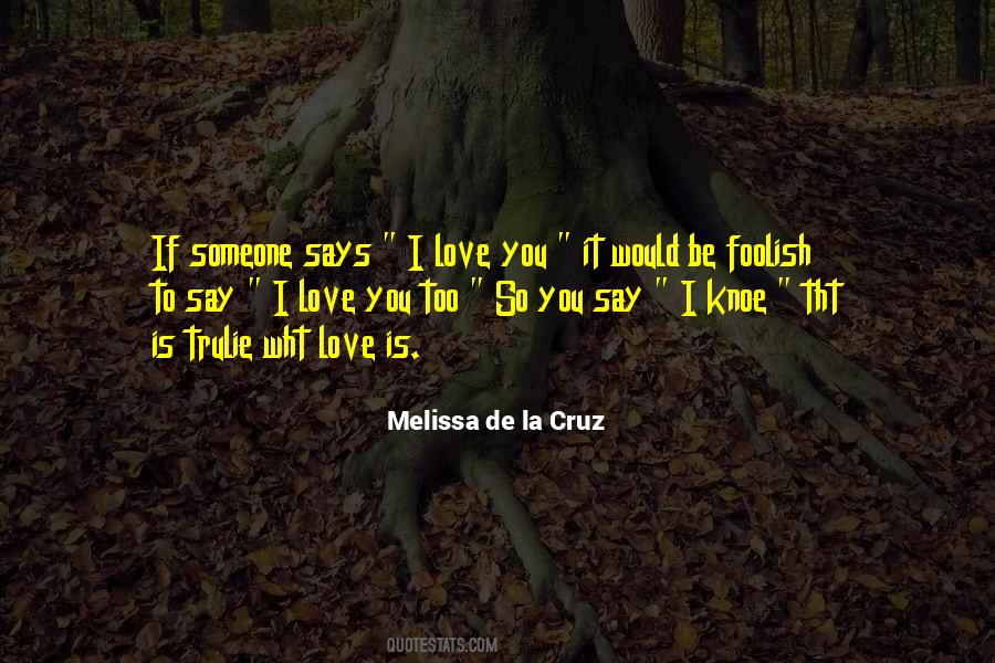 Someone I Love Quotes #313069