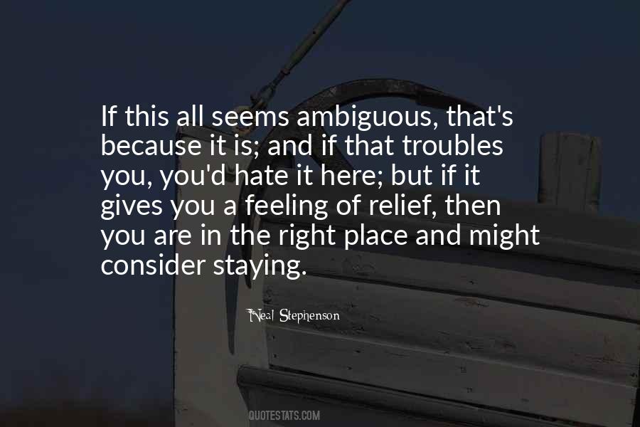 Feeling Of Relief Quotes #282485