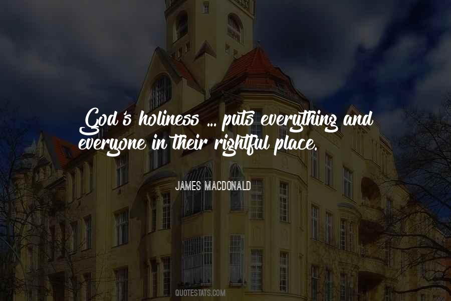 God Place Quotes #104524
