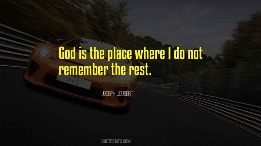God Place Quotes #264555