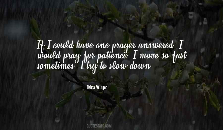Pray For Patience Quotes #817493