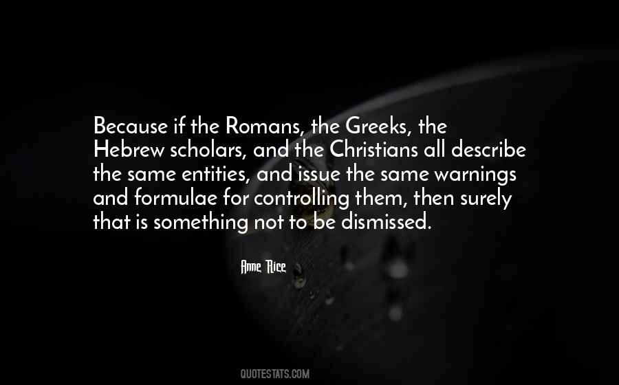 Quotes About The Romans #1530302