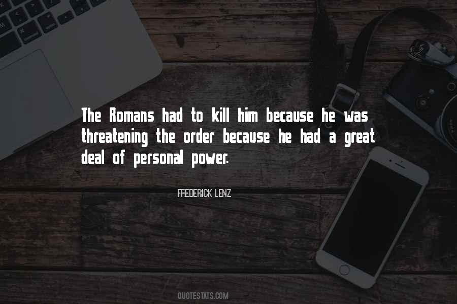 Quotes About The Romans #1608456