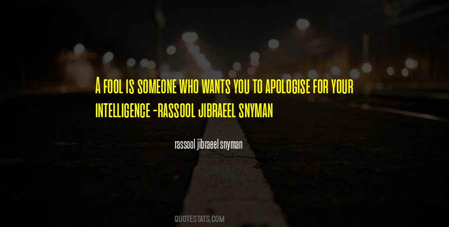 Fool For You Quotes #441329