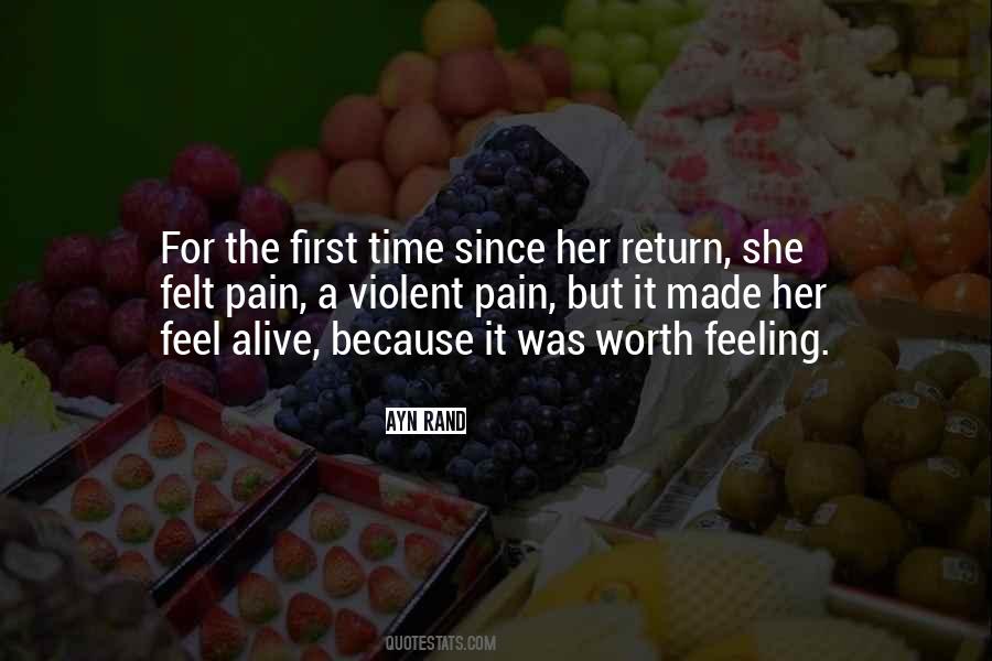 Feeling So Alive Quotes #27002