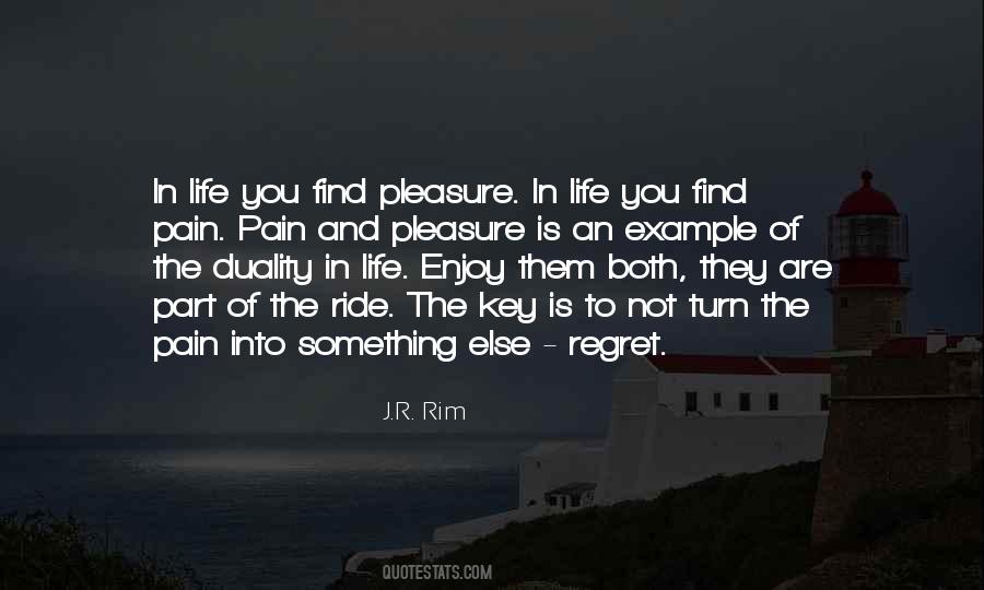 The Pain Of Regret Quotes #1194678